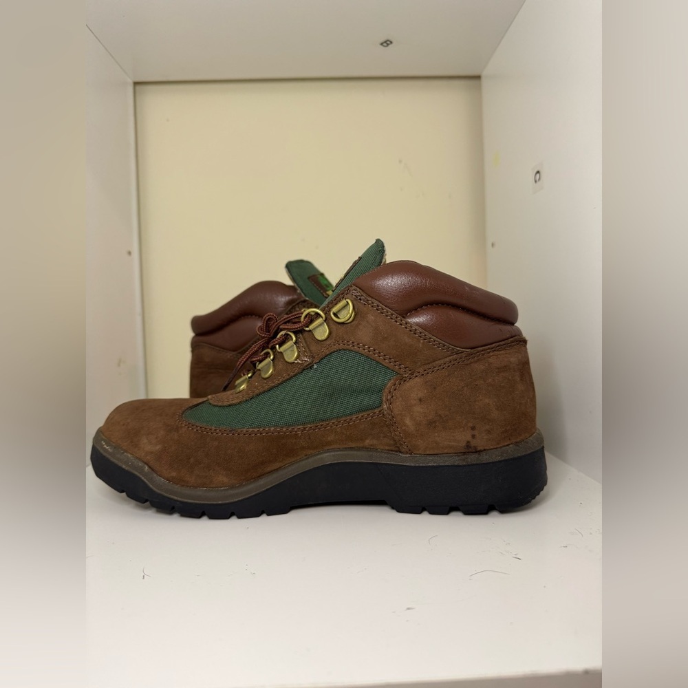 Timberland field boots size 6 green & brown - Picture 6 of 8